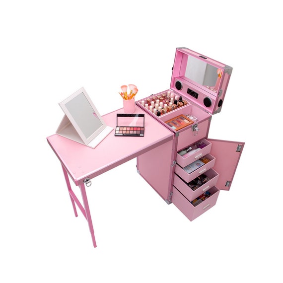 Portable Table Foldable Table Trolley Permanent Jewelry Table Trolley Nails Table Make up Trolley Make up Table Nails Trolley