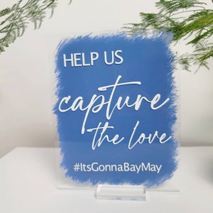 Acrylic Custom Sign - Modern Wedding Decor - Frosted Acrylic Wedding Sign - Personalized Wedding Sign - Wedding Reception Sign