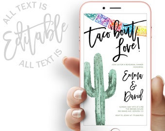 Taco Bout Love Rehearsal Dinner Evite Template Fiesta Rehearsal Evite Rehearsal Dinner Invitation Cinco De Mayo Rehearsal Dinner Evite