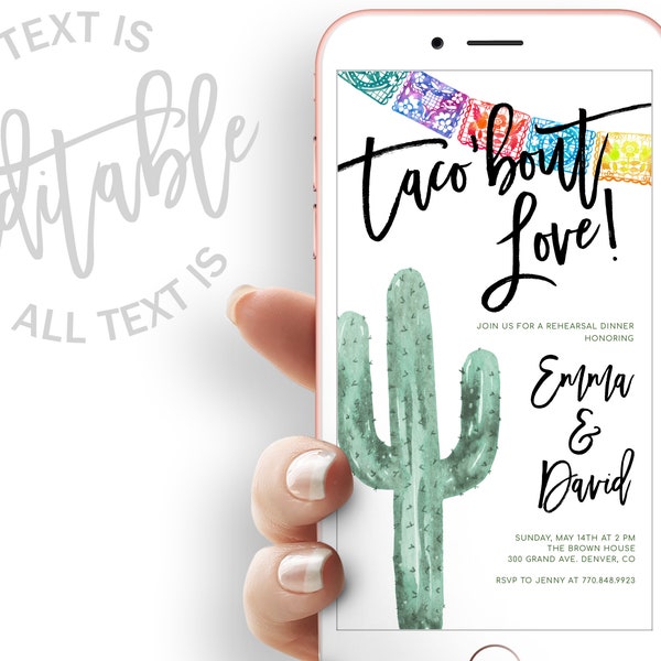 Taco Bout Love Rehearsal Dinner Evite Template Fiesta Rehearsal Evite Rehearsal Dinner Invitation Cinco De Mayo Rehearsal Dinner Evite