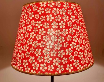 lampshade in Japanese fabric