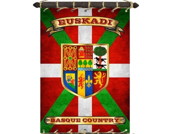 Schlüsselanhänger fahne flagge flaggen bestickt anhänger baskenland euskadi 