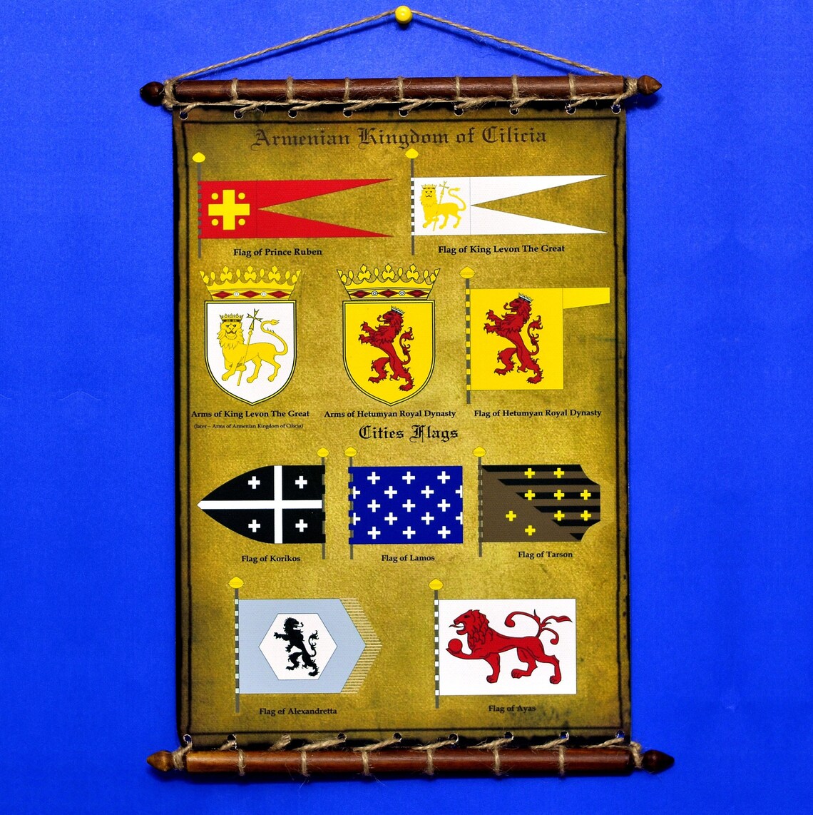 Ancient Heraldry Armenian Kingdom CILICIA Flags Coats of Etsy