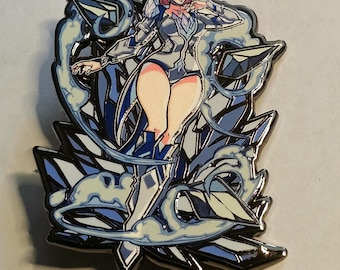 Shattered Realities: Diamond Veil Pin by The Rising King T.R.K. LLC