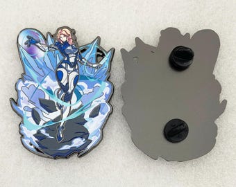 Shattered Realities: Radiant Shield Pin by The Rising King T.R.K. LLC