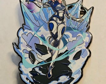 Shattered Realities: Radiant Shield Pin by The Rising King T.R.K. LLC