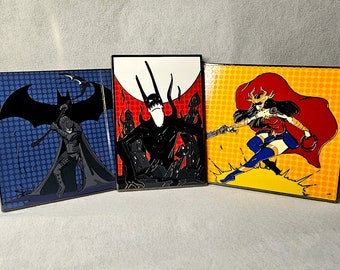 Lote de pines esmaltados con iconos de metal oscuro de The Rising King T.R.K. LLC