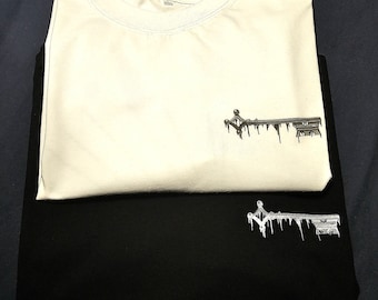 Ivory Ouroboros (White/Black) Graphic Tee by The Rising King TRK LLC