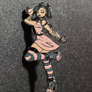 Gothic Marnie Enamel Pin/Vinyl Sticker by The Rising King TRK LLC