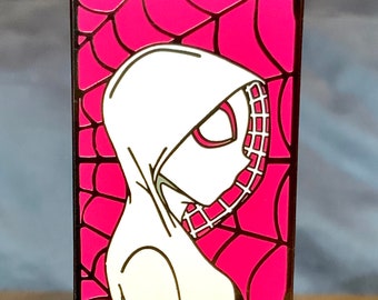 Parallel Webs: Gwen Enamel Pin by The Rising King TRK LLC