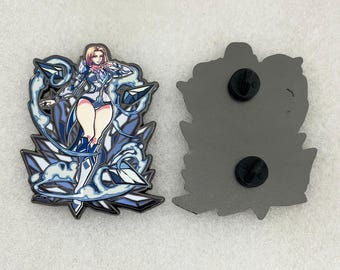 Shattered Realities: Diamond Veil Pin by The Rising King T.R.K. LLC