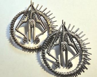 Ivory Ouroboros Pin/Decal  by The Rising King TRK LLC