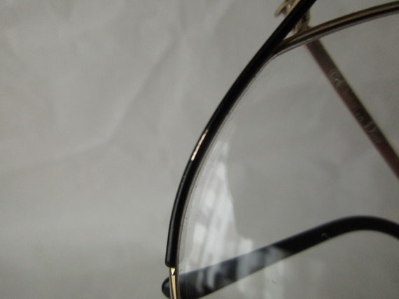 NOS   Christian Dior 2390 Eyeglasses gold black v… - image 6