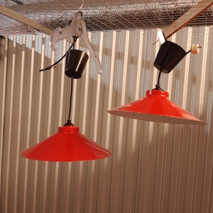 80s ヴィンテージ デンマーク製 E.S Horn ペンダントライト 青 Es horn