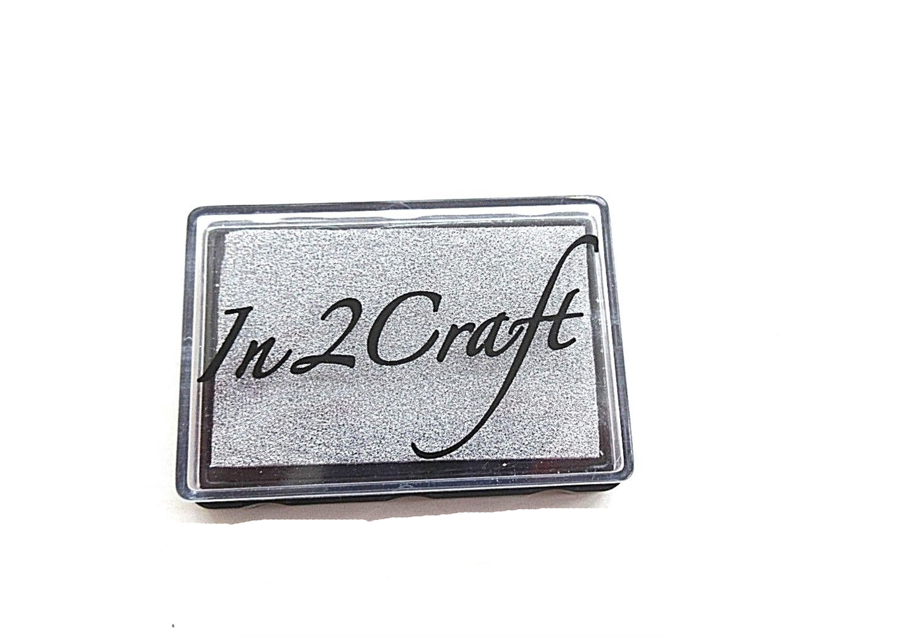 Metallic Silver Grey Dye Ink Pad For Craft Wedding Etsy