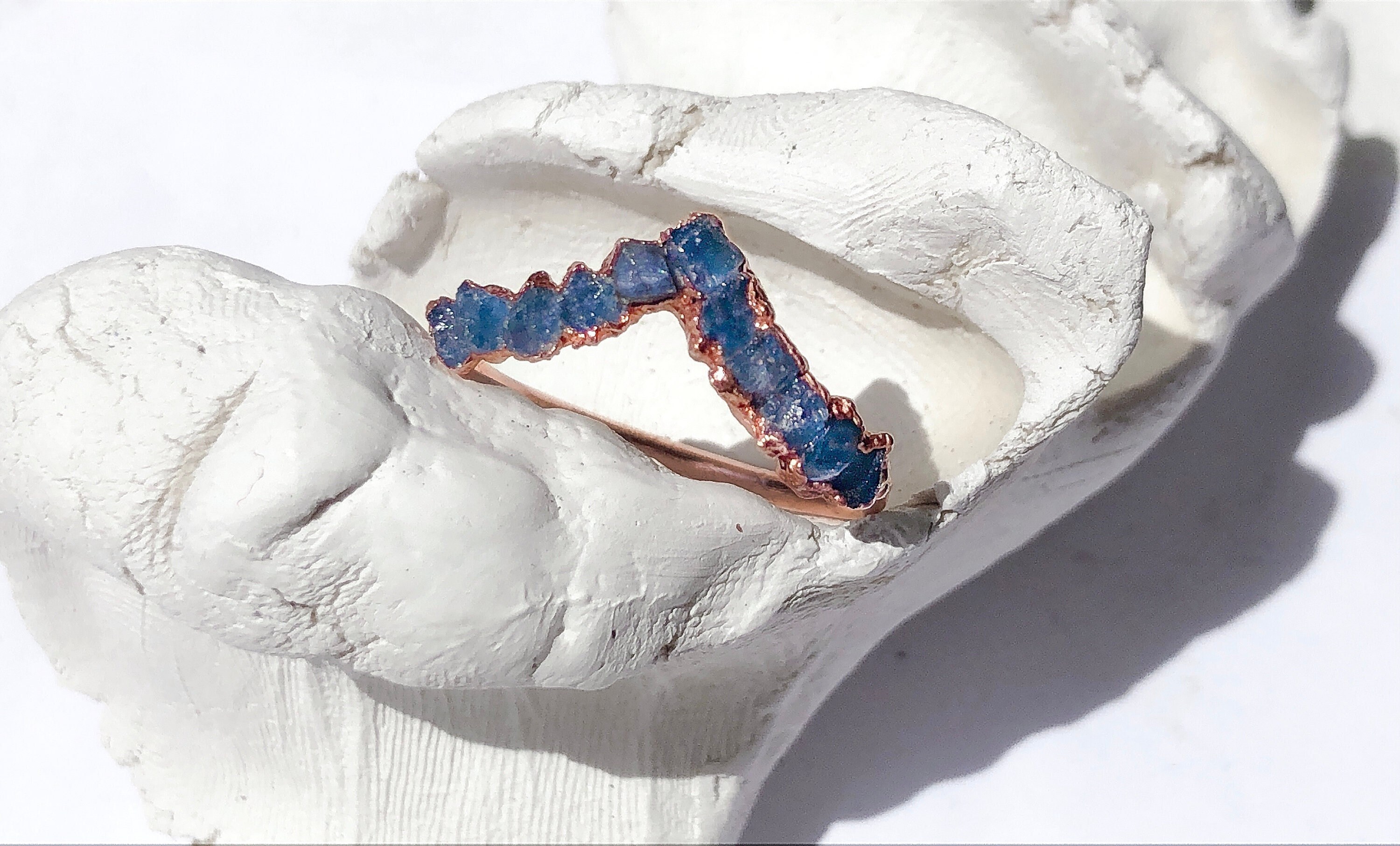 Raw Sapphire Engagement Rings Raw Stone Engagement Rings Raw Etsy