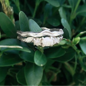 Raw Diamond Ring, Raw Diamond Engagement Ring, Diamond Ring, Raw Stone Ring, Alternative Engagement Ring, Rough Diamond Ring, Bridal Ring