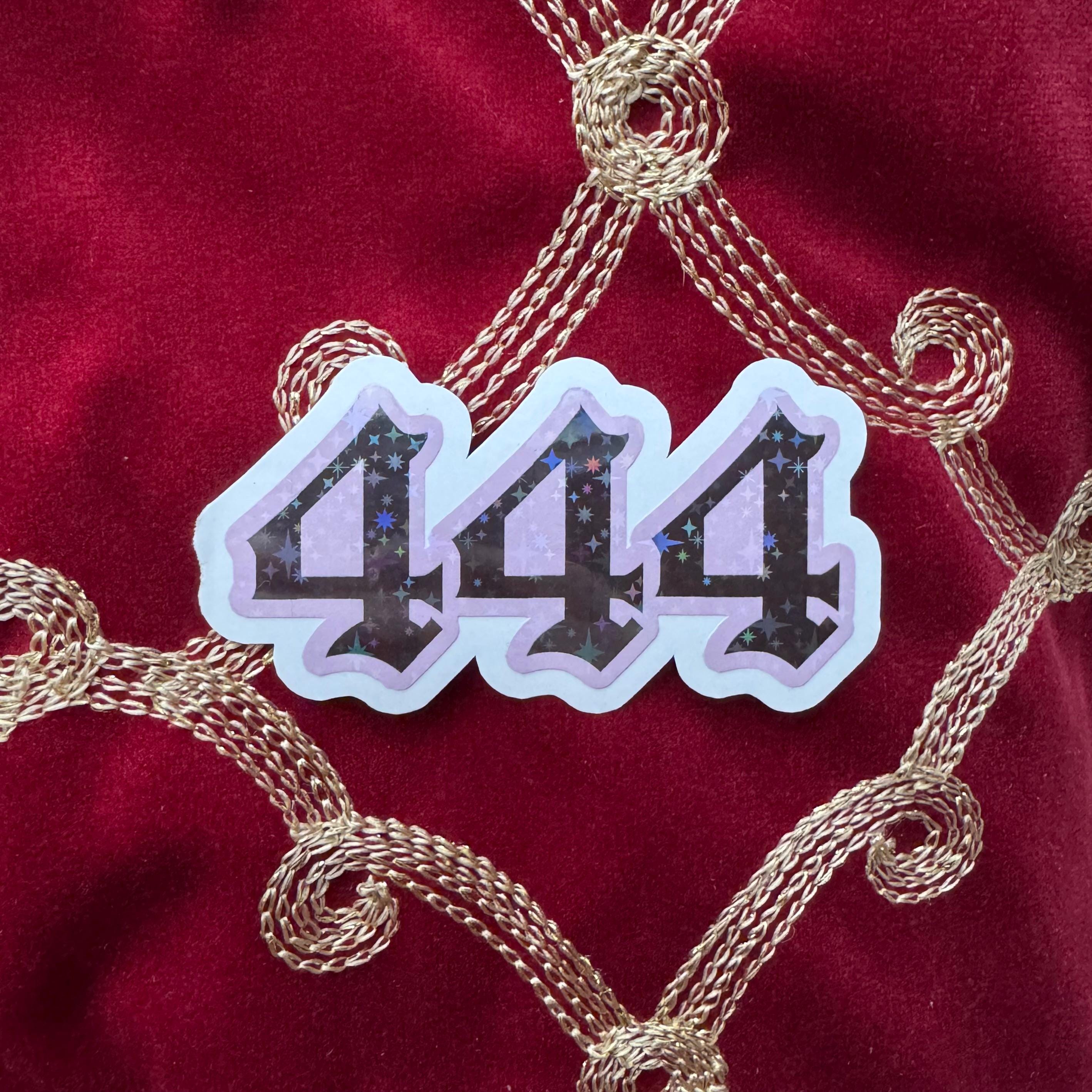 Angel Number 444 Sticker - Etsy