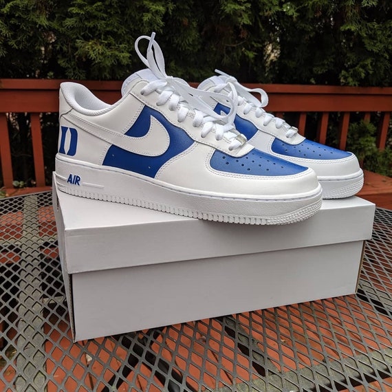 custom blue air force 1