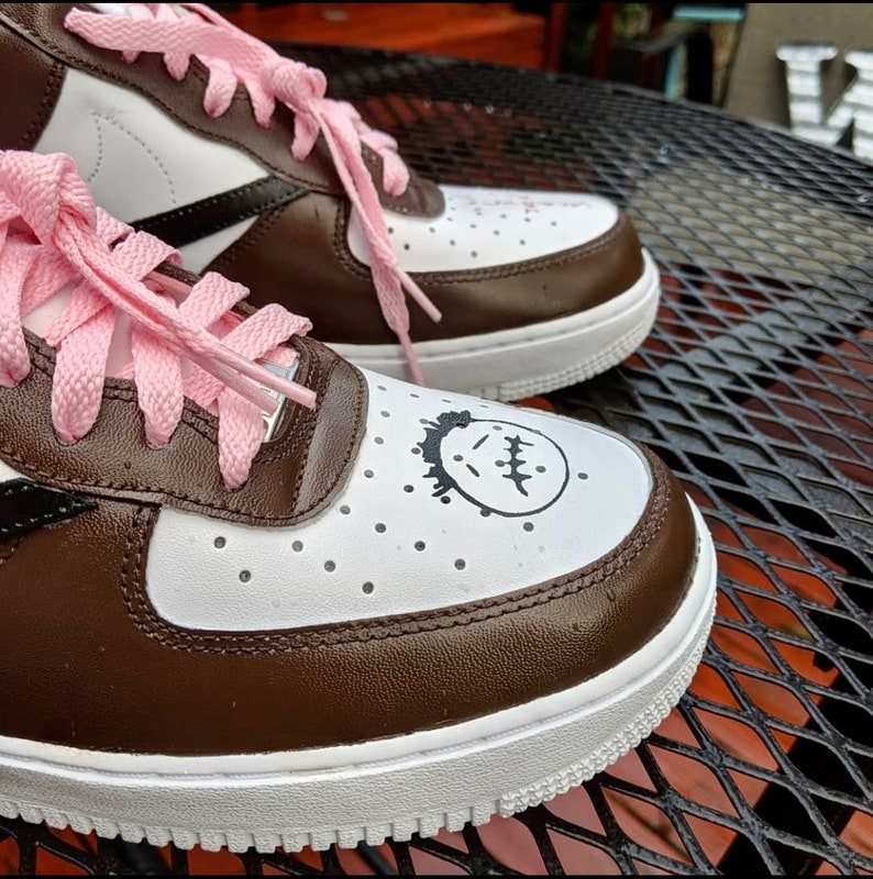 Mens Travis Scott Nike Custom / Air force 1 / Made To Order | Etsy