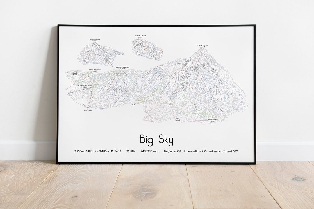 Big Sky Montana Trail Ski Piste - Il 1080xN.4334033912 7u0m 