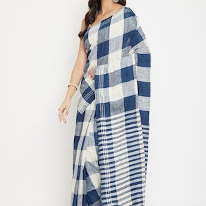 Cruelty free silk saree/ Ahimsa silk saree/ Eri silk saree/ Peace silk/ Handwoven & Naturally dyed
