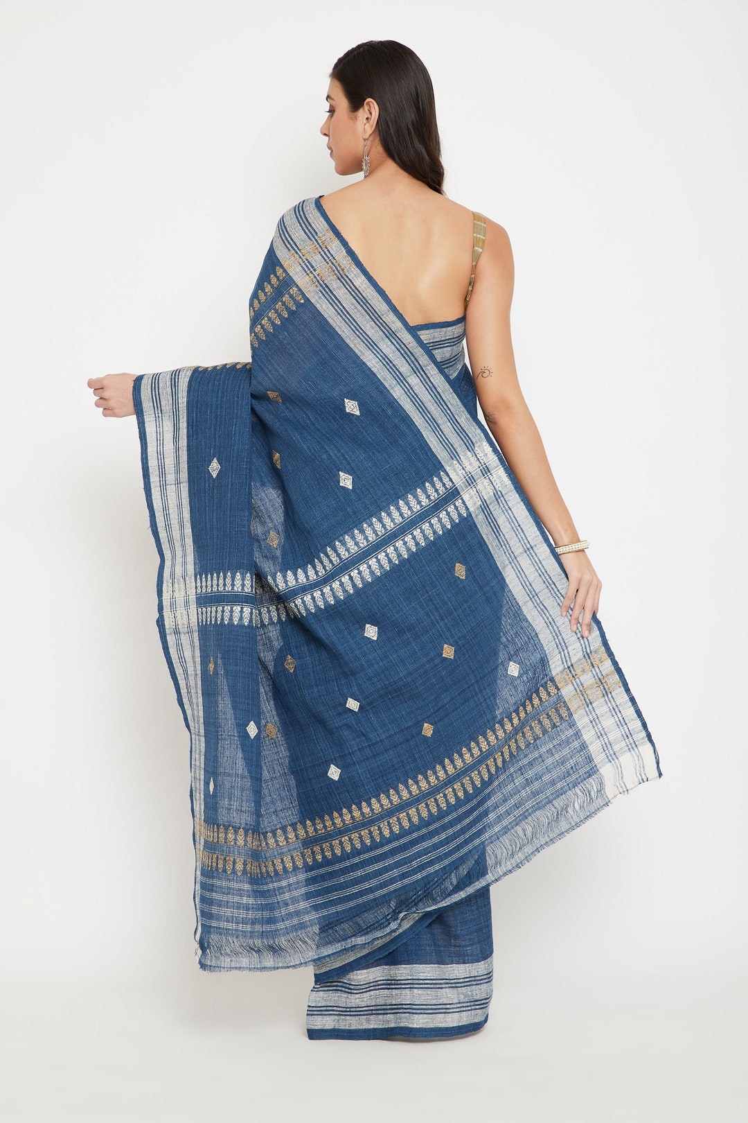 Cruelty Free Silk Saree/ Ahimsa Silk Saree/ Eri Silk Saree/ Peace Silk