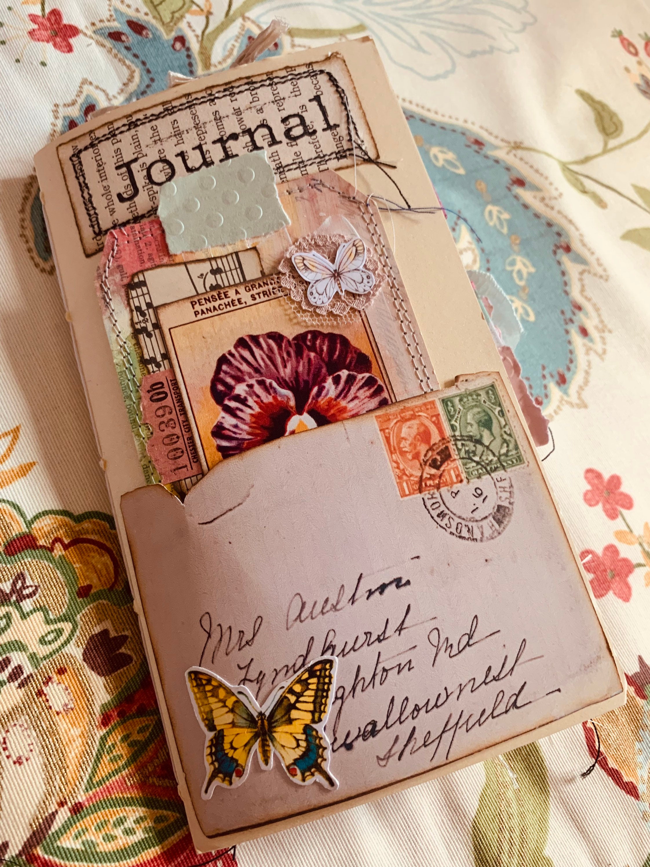 Embroidery Journal Kits, Deluxe Thread Journal Kit, Stitch Journal