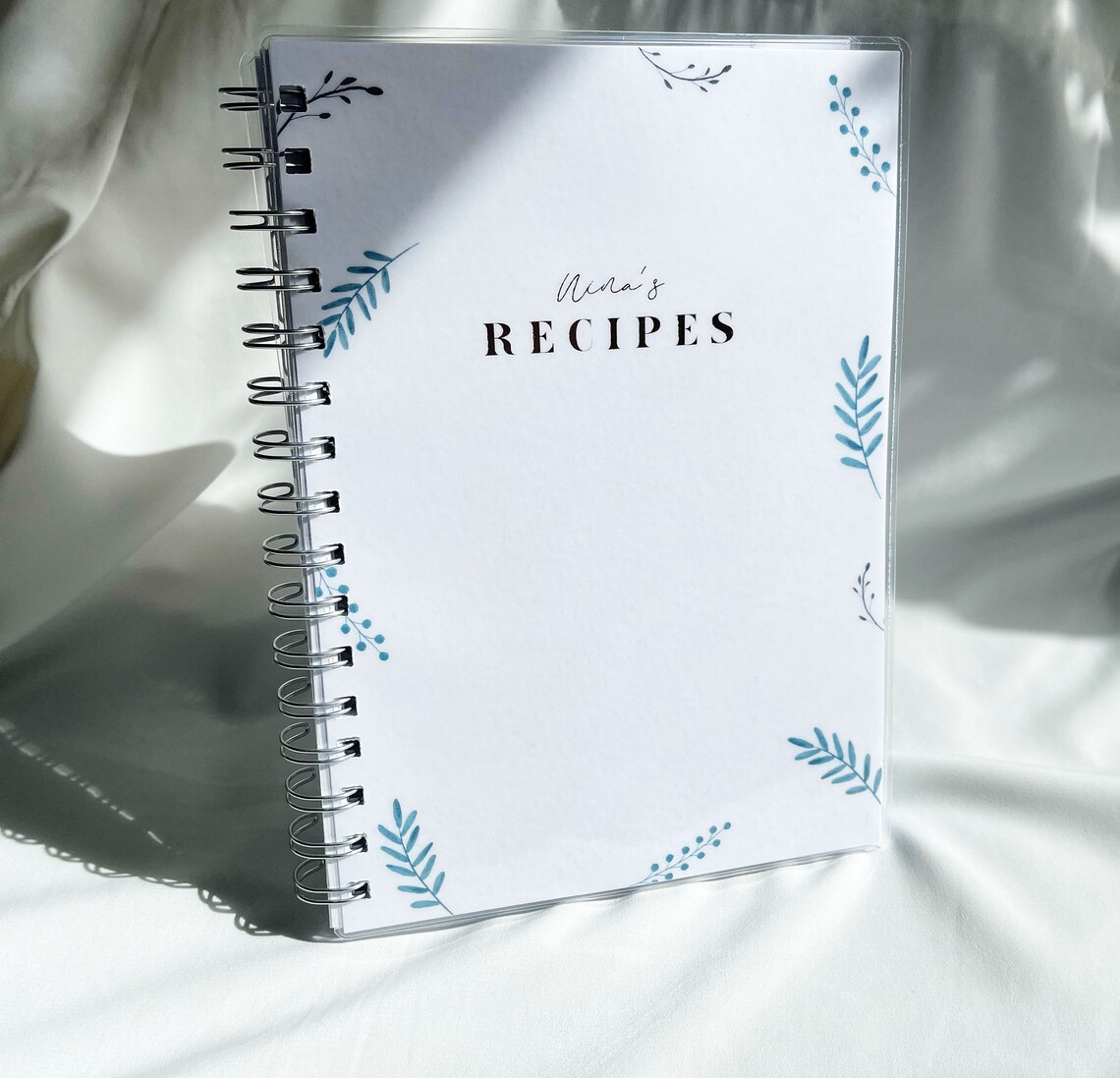 Personalised Recipe Notebook Cooking Journal Gift For Her Etsy