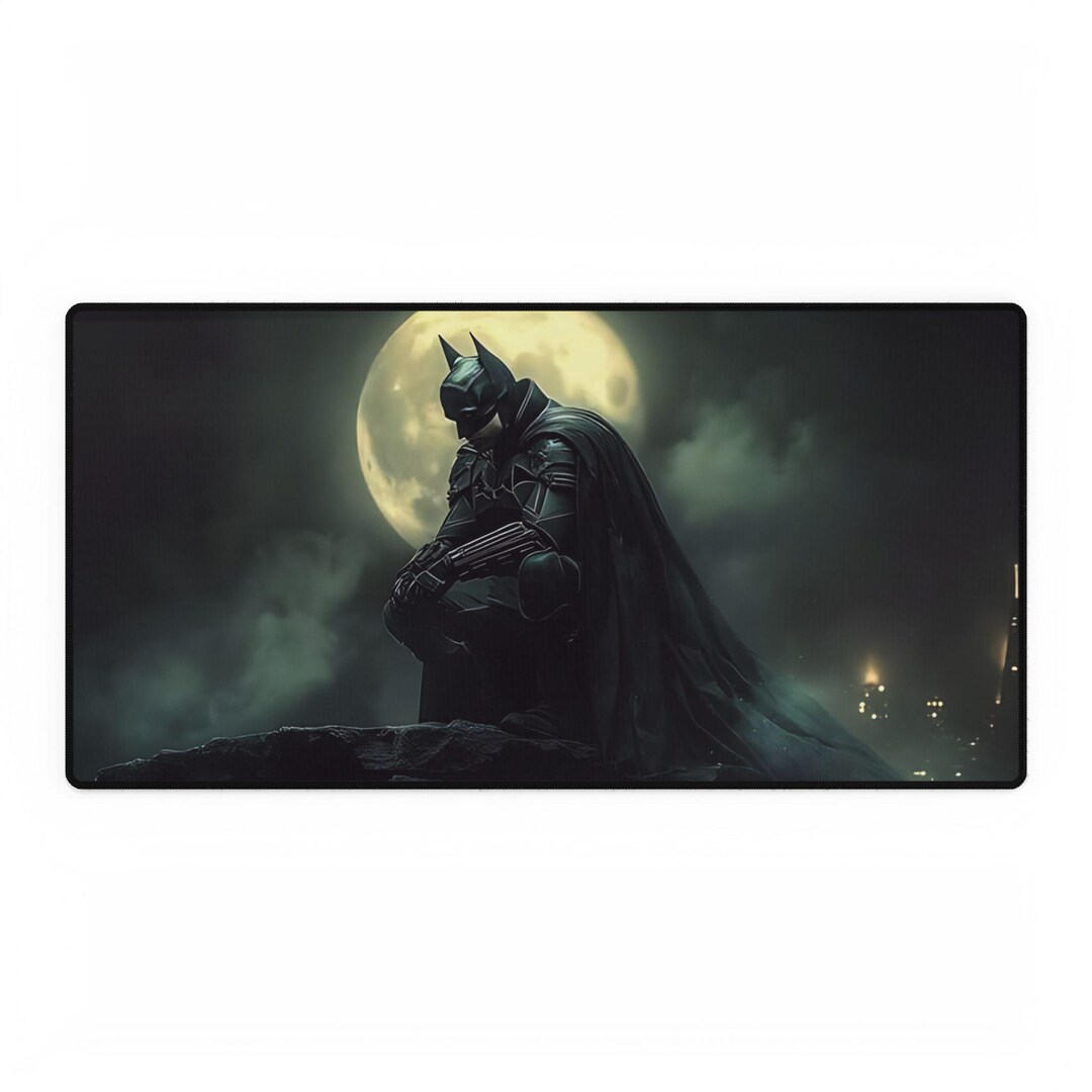 Batman Moon Night Cool Design Mousepads Desk Mats - Etsy