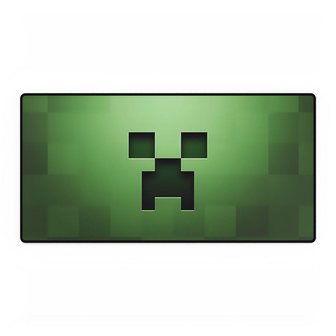 Minecraft Creeper Mouspads Desk Mats - Etsy