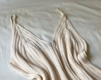 Knit Camisole_Knitted Tank Top_Camisole Tank_Ribbed Tank Top_Ribbed Camisole_Ribbed V-neck Top_Knitted Summer Top