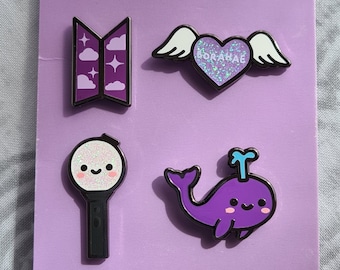 BTS Inspired Tiny Board Filler Pin Set