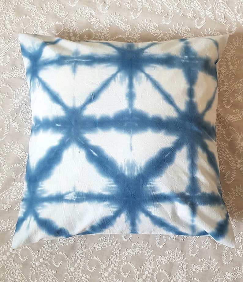 Shibori Tie Dye Cushion Covers Etsy