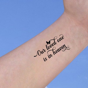 Je Vous Porte Avec Moi Tatouages Temporaires 2 Memoire Etsy Canada