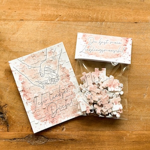 Puzzle-Karte "Lieblingsmensch"