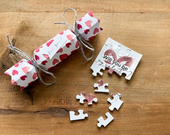 Puzzle card in the candy "Valentine's Day"