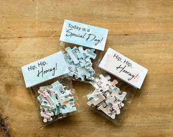 Mini puzzle cards in the set "Hip Hip Hooray - Birthday"