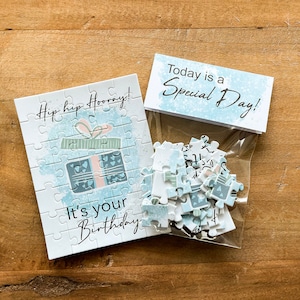Puzzle-Karte "A special Day - It's your Birthday"