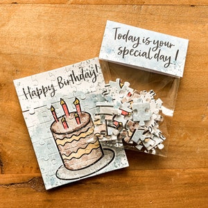 Puzzle-Karte "Happy Birthday"