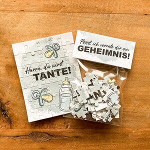 Puzzle-Karte "Geheimnis"