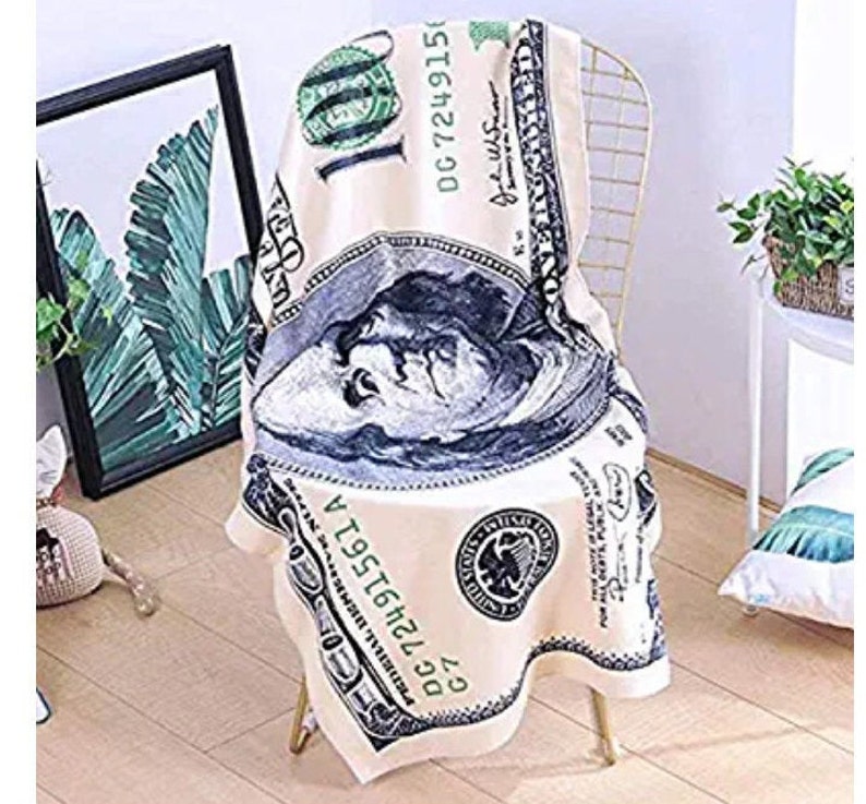 100 Bill Towl Blanket