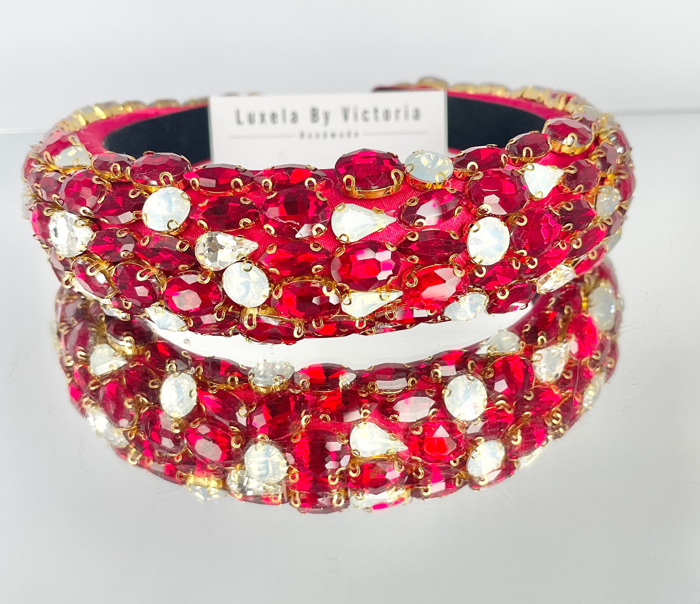 Swarovski Red Crystal Swan Gold Bracelet – Amour Design Jewellery