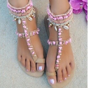 Pink sandals deals sale