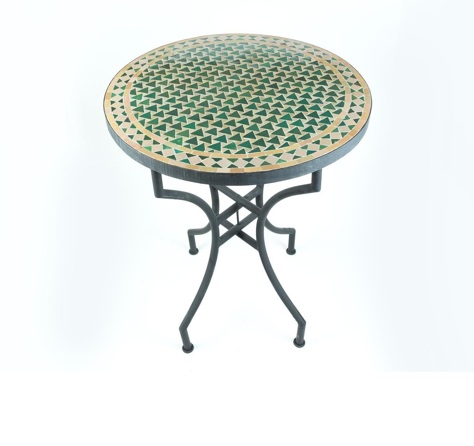 Mosaic Tile End Table Patio Etsy