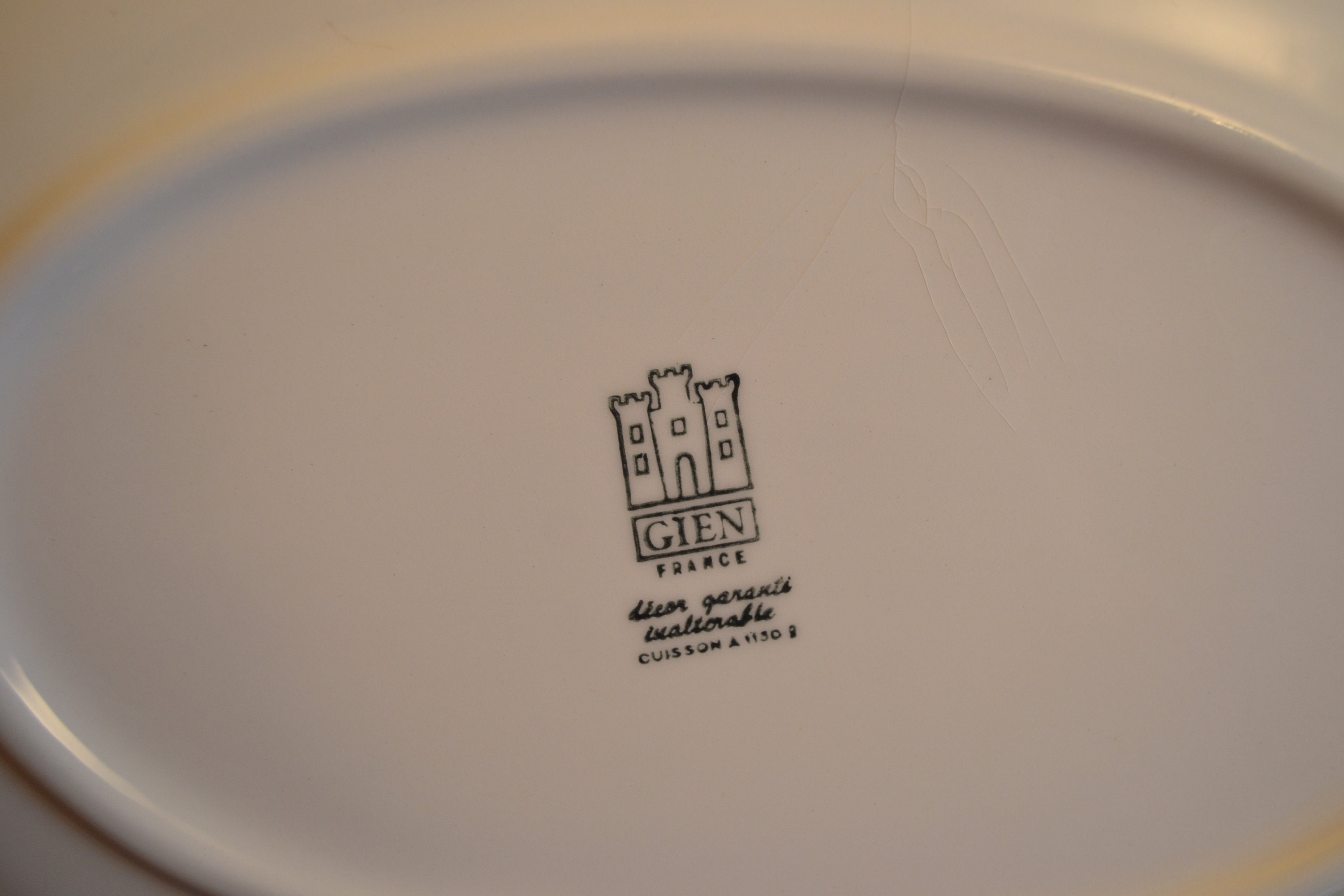 Gien Oval Fish Plate Etsy