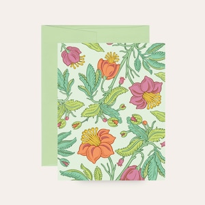 Blank Cards, Note Card Set, Blank Greeting Card, Flowers Greeting Card, Floral Notecards, Botanical Note Cards, Everyday Greeting Card