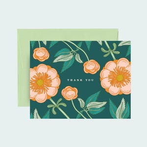 Floral Thank You Card