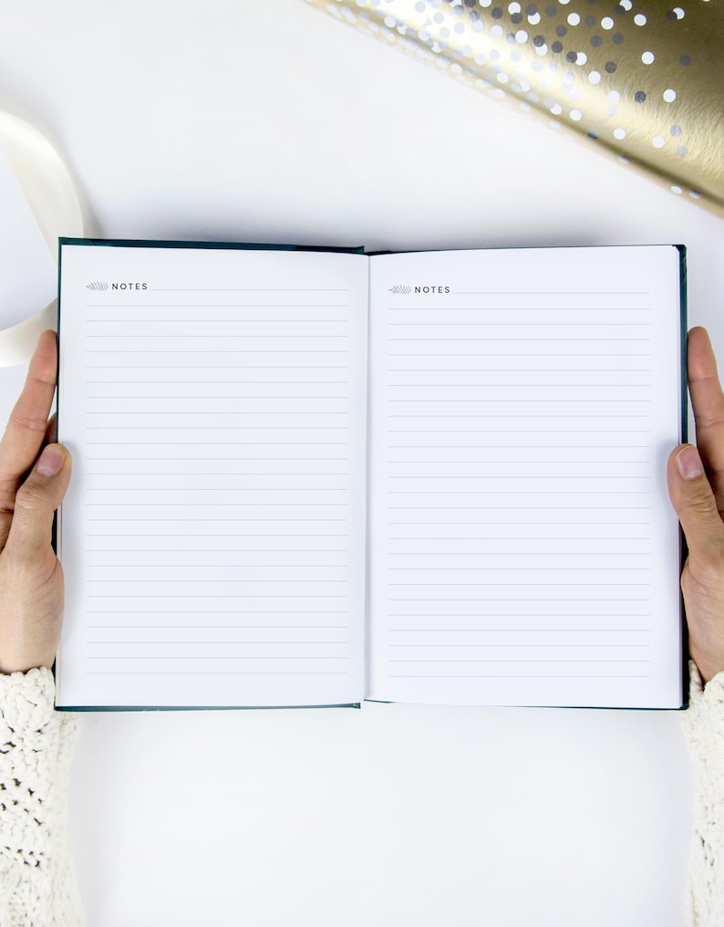 2026 planner with notes section