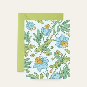 Blank Note Cards, Floral Notecard, Note Card Set, Blank Greeting Card, Flowers Note Card, Botanical Note Cards, Everyday Cards, Pretty Card